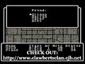 a video, which shows gameplay of the nes game: 'wizardry: the knight of diamonds'. i'm playing the game using my first party out of several.