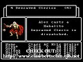 a video, which shows gameplay of the nes game: 'wizardry: the knight of diamonds'. i'm playing the game using my first party out of several.