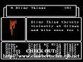 a video, which shows gameplay of the nes game: 'wizardry: the knight of diamonds'. i'm playing the game using my first party out of several.
