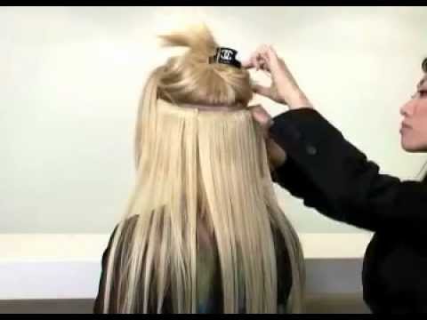 how to fasten hair extensions