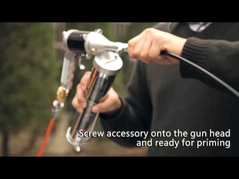 how to bleed a pneumatic grease gun