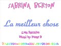 Sabrina Berton - La meilleur chose