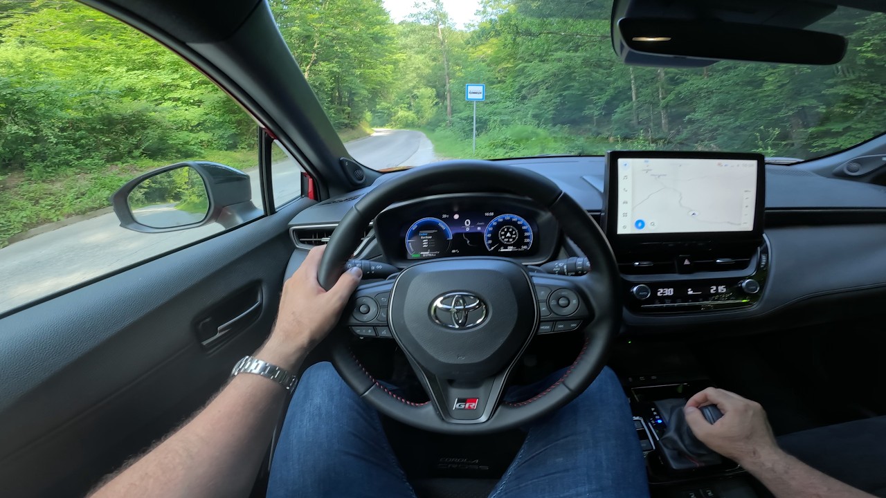 TOYOTA COROLLA CROSS GR Sport 2026 FACELIFT - POV test drive (COUNTRY roads & highway) Hybrid FWD