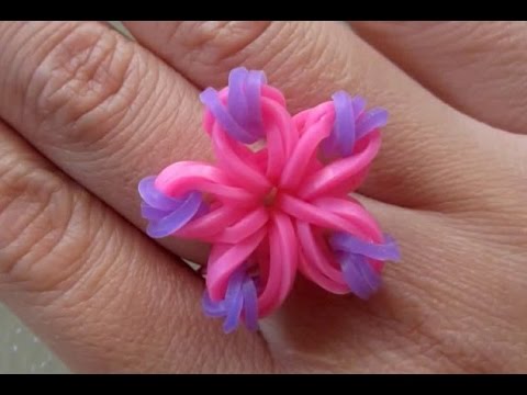 Как сделать колечко из резиночек видео