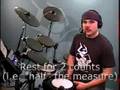 Drum Lesson: Learning To Read Quarter Notes & Quarter Rests