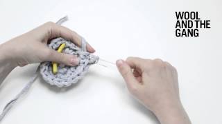 Crochet a flat circle