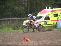 Träning inför serietävling i motocross div2 norra Karlskoga Degerfors Motorklubb 2008-09-06