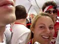 American fans pack the train in Nuremberg to watch the USA vs. Ghana game