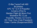 E-Flite TaylorCraft Maiden with owner comments!