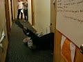 I'm an asshole and ran through a duct tape maze.  my floormate pointed out that i missed a piece.  help my life.