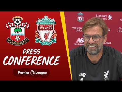 Video: Jürgen Klopp's pre-match press conference | Southampton