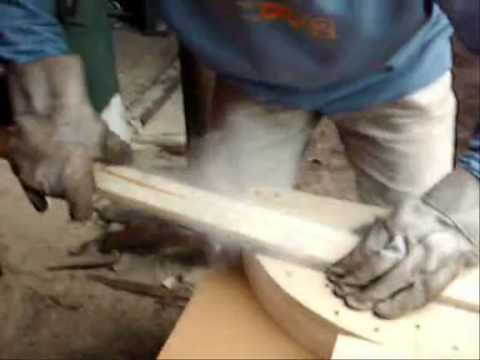 curvado de madera solida