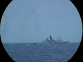 submarine periscope view of skimmers