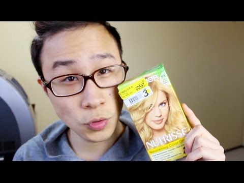 how to dye guys hair blonde