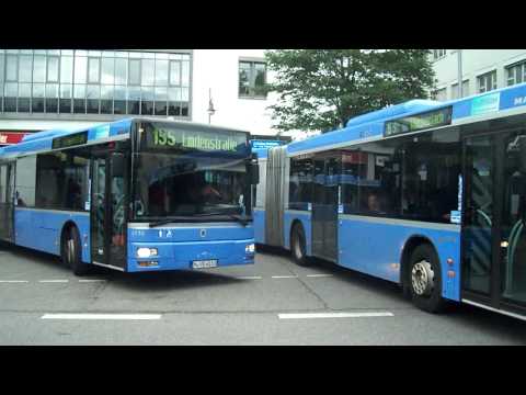 Buses in Munich, Germany...