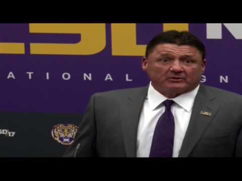 Watch: Ed Orgeron's National Signing Day Press Conference