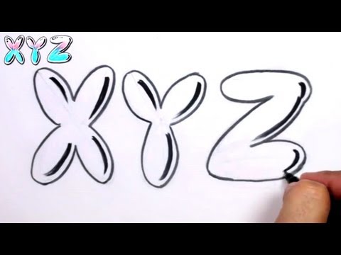 how to draw x y z