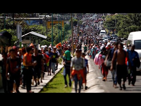 US-Präsident Trump droht mit Militär: Migrantenmars ...