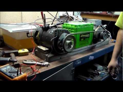 how to turn dc motor into generator