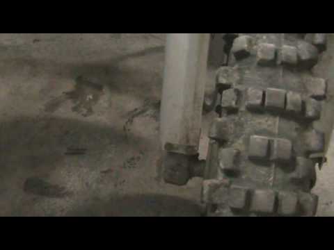 how to remove yz250 front wheel