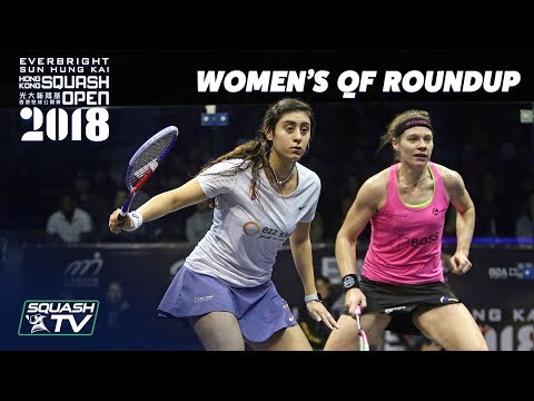Squash: Women's Quarter Final Roundup - Hong Kong Open 2018