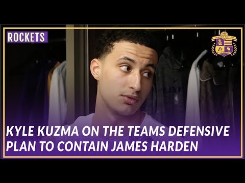 Video: Lakers Post Game: Kyle Kuzma Talks About the Teams Approach to Defending James Harden