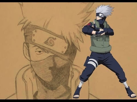 how to draw kakashi
