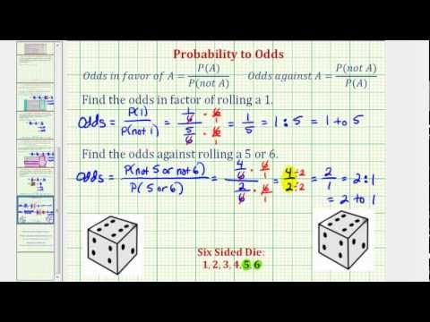 how to determine odds