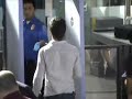 Taylor Lautner and Selena Gomez at airport Taylor Lautner and Selena Gomez at airport