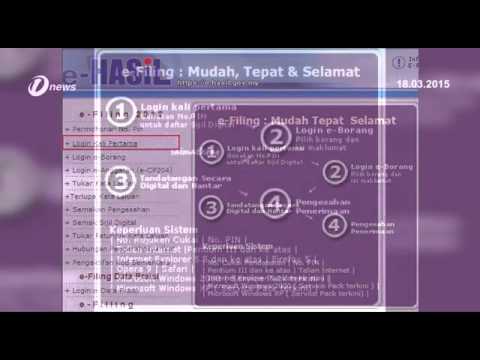 how to fill e-filing lhdn