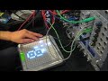 tenori on as a controller for analog drums and synthesizers