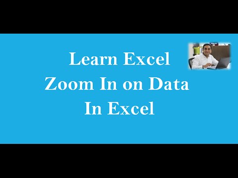 how to zoom in excel mac