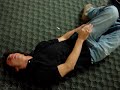 Bob takes a kick to the leg (painful)