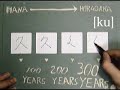 300 years history of making  Nihongo Mora-Letters