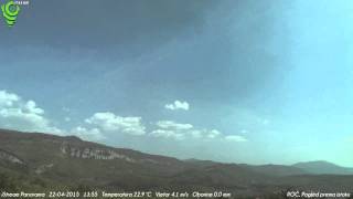 Roč, Pogled prema istoku 22-04-2015 Day HD TimeLapse