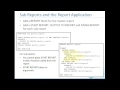 Working with sub reports (GRW) View Video