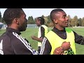 Chelsea TV were at the training ground to witness the shooting game being played.