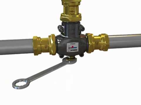how to adjust esbe mixing valve