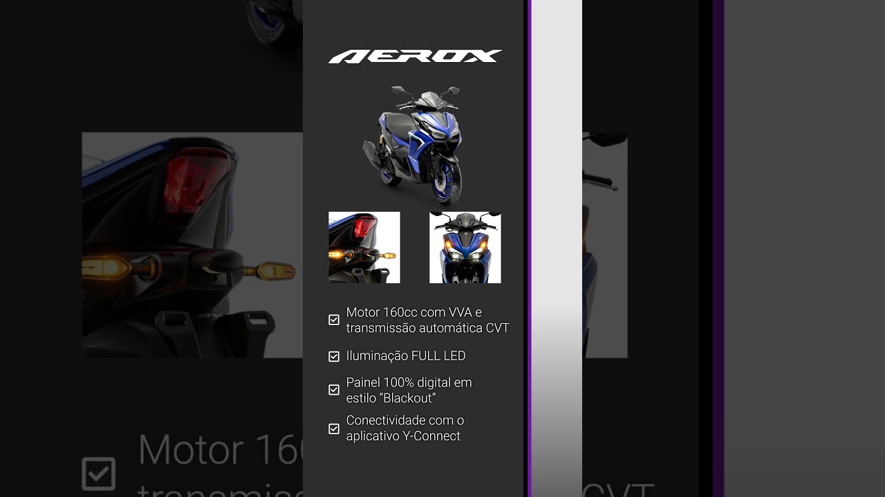 Solte o play e conheça as scooters da Yamaha!