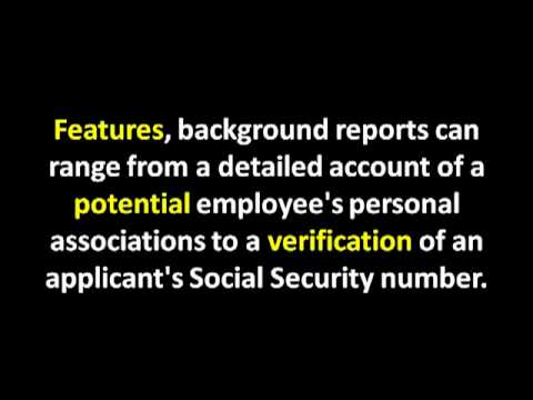 how to perform background check