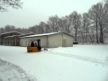 Sneeuwruimen in Oploo 2010