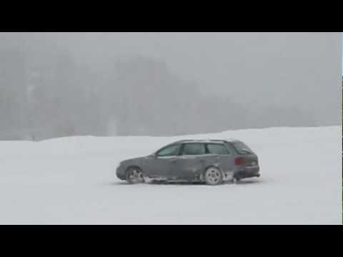 Audi A6 quattro snow skiddies