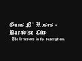 Guns N' Roses - Paradise City