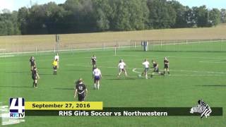 RHS Girls Soccer vs Northwestern