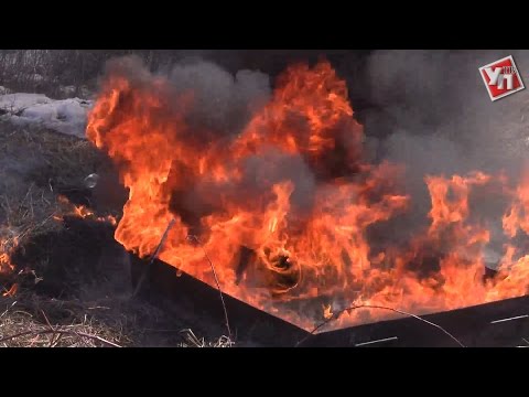 В Ульяновской области ликвидировали условный лесной пожар