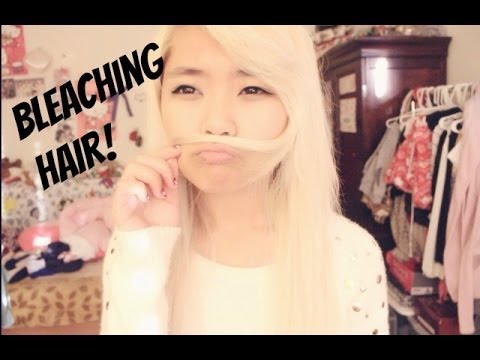 how to dye asian hair blonde