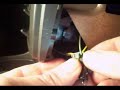 Replacing temperature slider bulb and AC/REC button bulbs