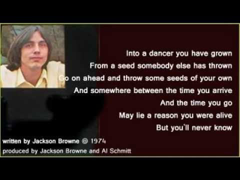 Jackson Browne - For A Dancer (+ lyrics 1974)