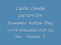 Castle Combe 050909 Summer Action Day in CA5A 1993 Mitsubishi Colt Gti