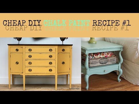 how to make your own chalk paint